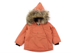Mini A Ture winter jacket Wang Fur aragon red